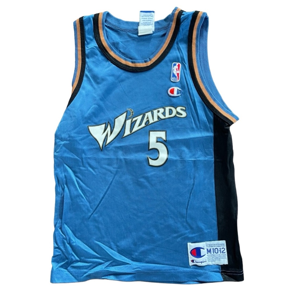 Vintage Washington Wizards Youth Champion Basketball Jersey